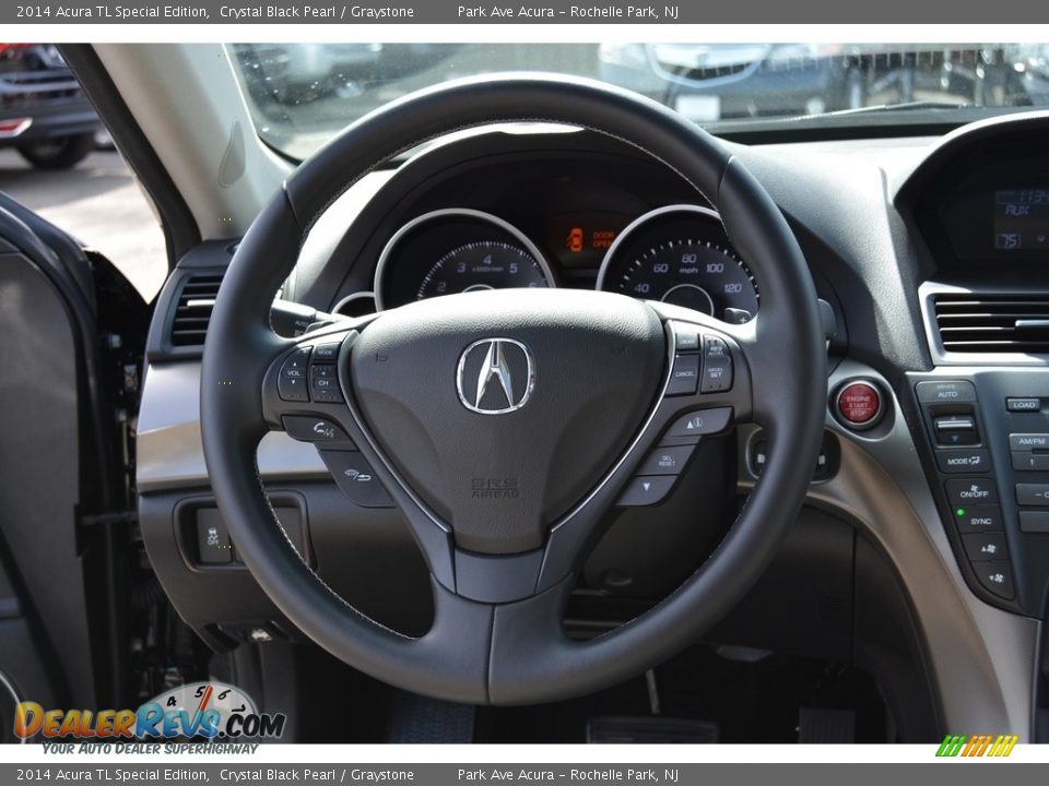 2014 Acura TL Special Edition Crystal Black Pearl / Graystone Photo #18