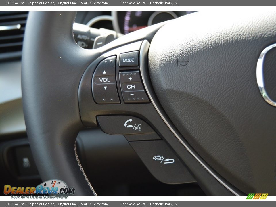2014 Acura TL Special Edition Crystal Black Pearl / Graystone Photo #19