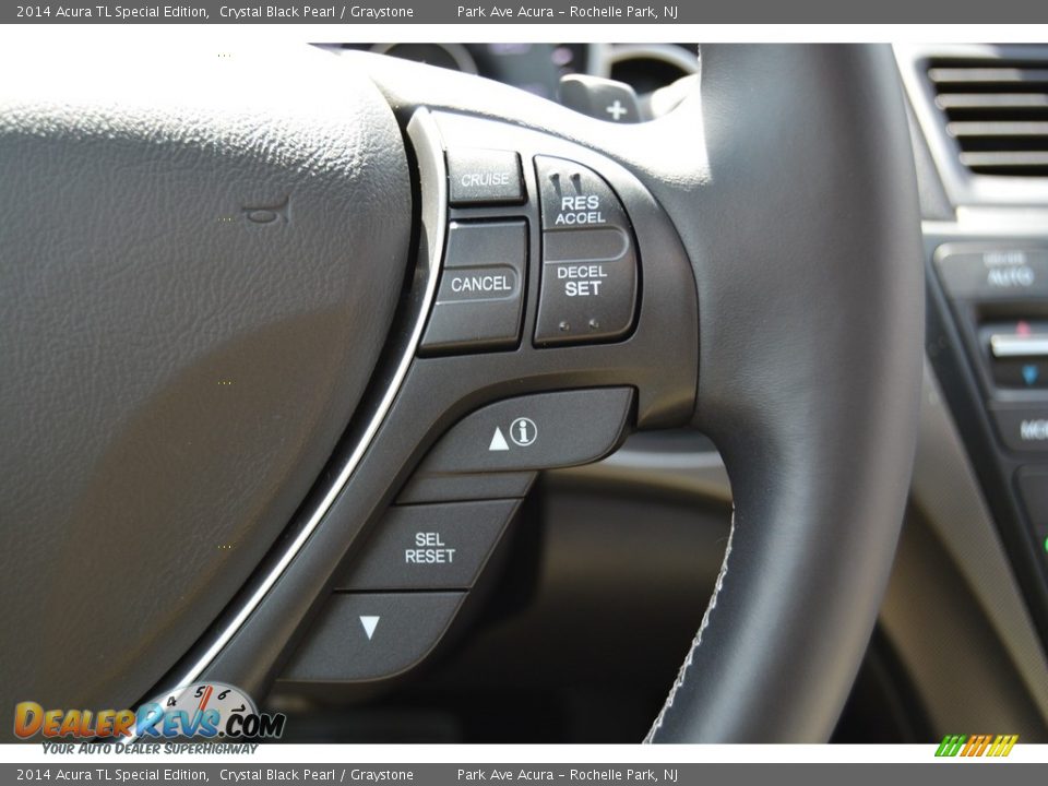 2014 Acura TL Special Edition Crystal Black Pearl / Graystone Photo #20