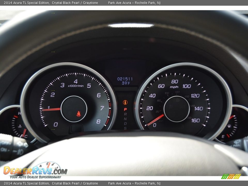 2014 Acura TL Special Edition Crystal Black Pearl / Graystone Photo #21