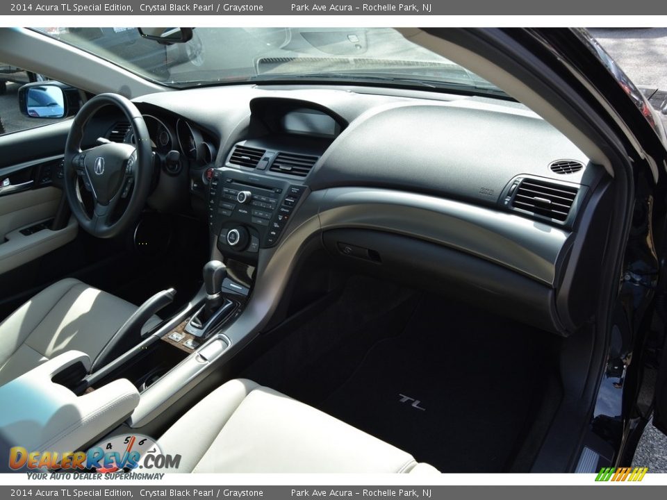 2014 Acura TL Special Edition Crystal Black Pearl / Graystone Photo #27
