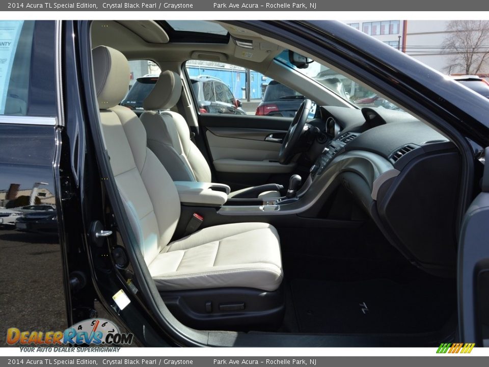 2014 Acura TL Special Edition Crystal Black Pearl / Graystone Photo #28