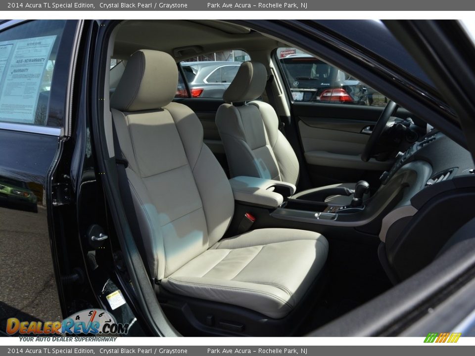 2014 Acura TL Special Edition Crystal Black Pearl / Graystone Photo #29