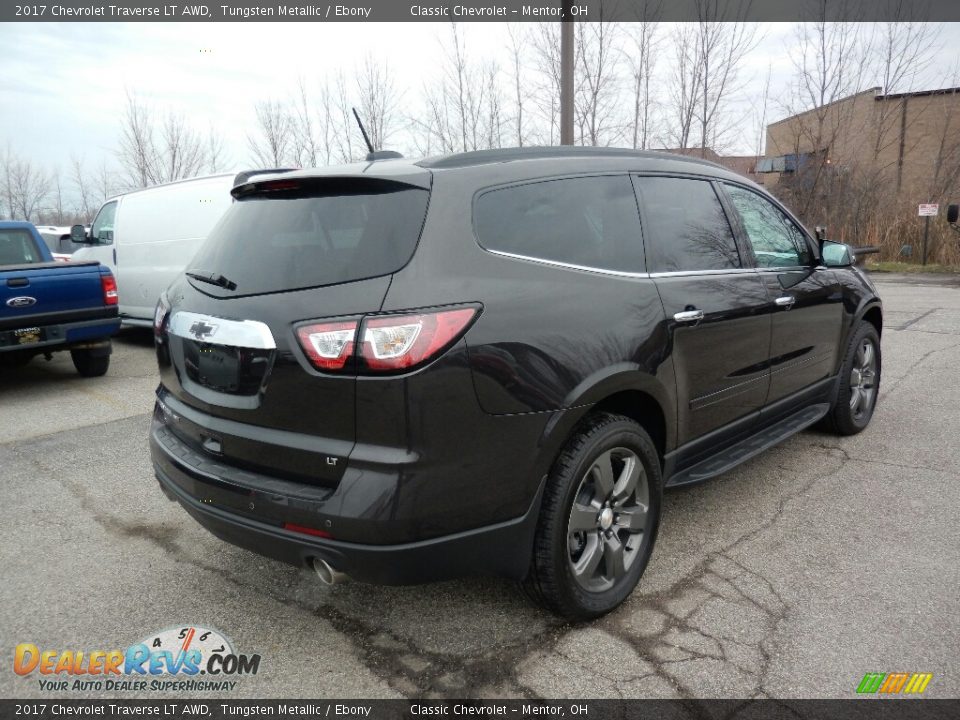 2017 Chevrolet Traverse LT AWD Tungsten Metallic / Ebony Photo #5