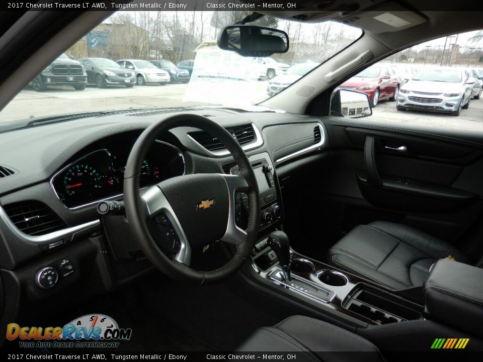 2017 Chevrolet Traverse LT AWD Tungsten Metallic / Ebony Photo #7