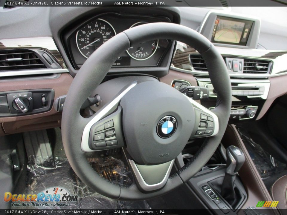 2017 BMW X1 xDrive28i Steering Wheel Photo #14