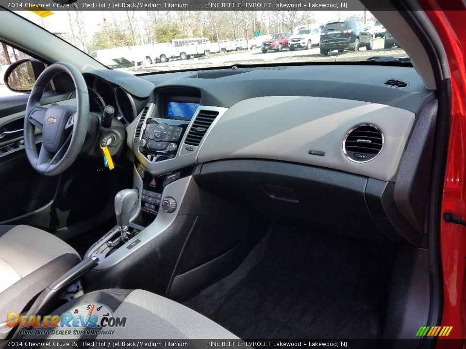 2014 Chevrolet Cruze LS Red Hot / Jet Black/Medium Titanium Photo #6