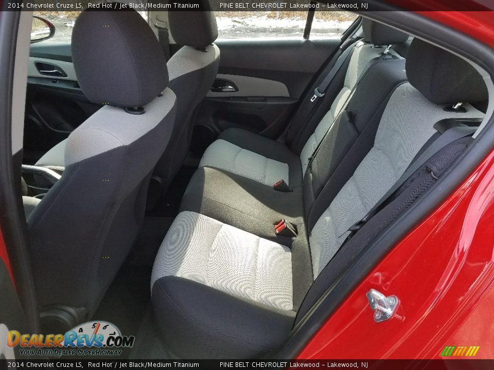 2014 Chevrolet Cruze LS Red Hot / Jet Black/Medium Titanium Photo #11