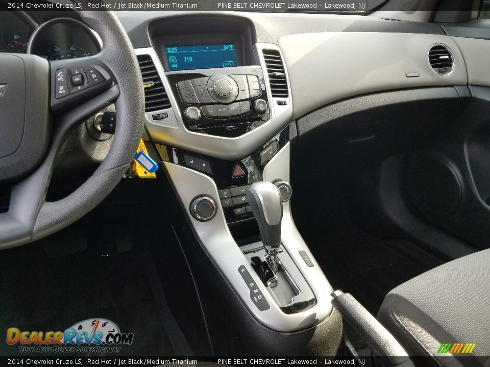 2014 Chevrolet Cruze LS Red Hot / Jet Black/Medium Titanium Photo #14