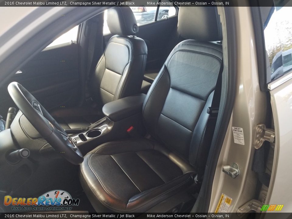 2016 Chevrolet Malibu Limited LTZ Champagne Silver Metallic / Jet Black Photo #10