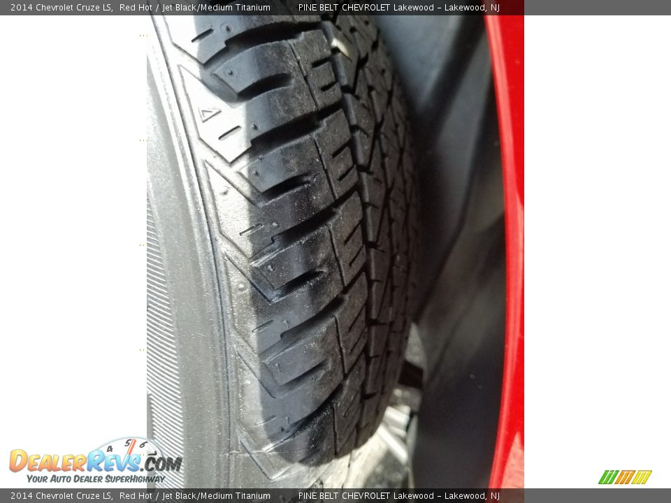 2014 Chevrolet Cruze LS Red Hot / Jet Black/Medium Titanium Photo #21