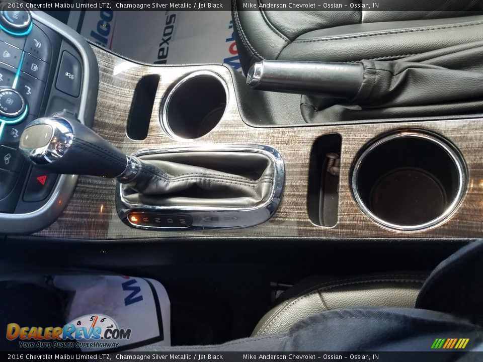 2016 Chevrolet Malibu Limited LTZ Champagne Silver Metallic / Jet Black Photo #15