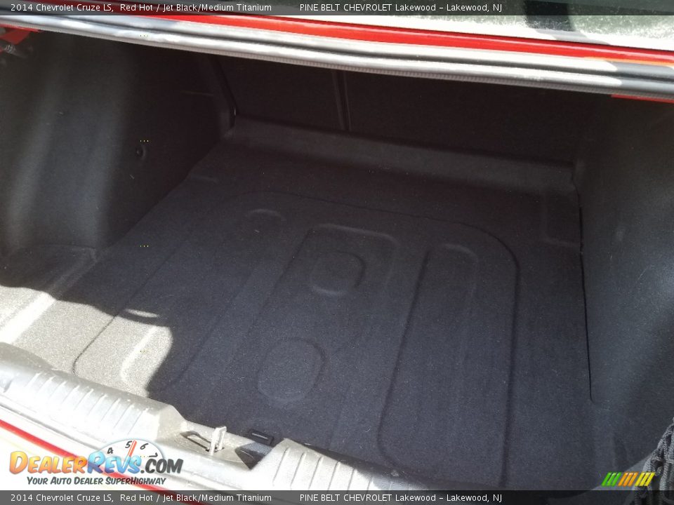 2014 Chevrolet Cruze LS Red Hot / Jet Black/Medium Titanium Photo #24
