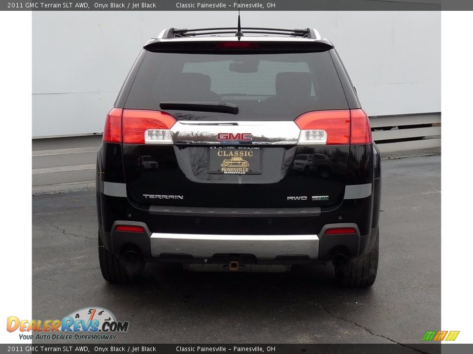 2011 GMC Terrain SLT AWD Onyx Black / Jet Black Photo #3