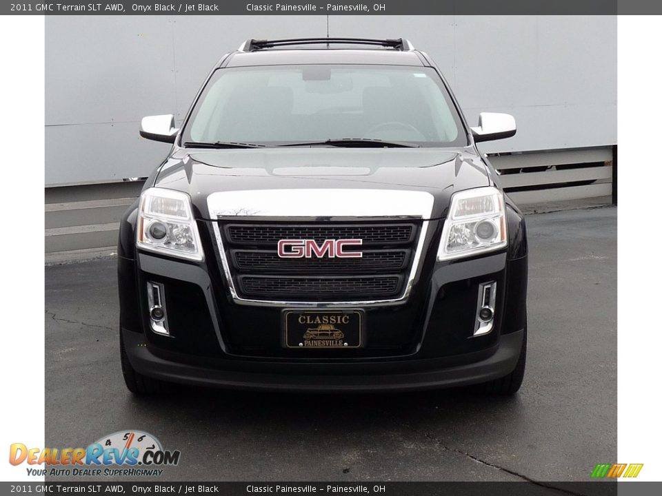 2011 GMC Terrain SLT AWD Onyx Black / Jet Black Photo #4