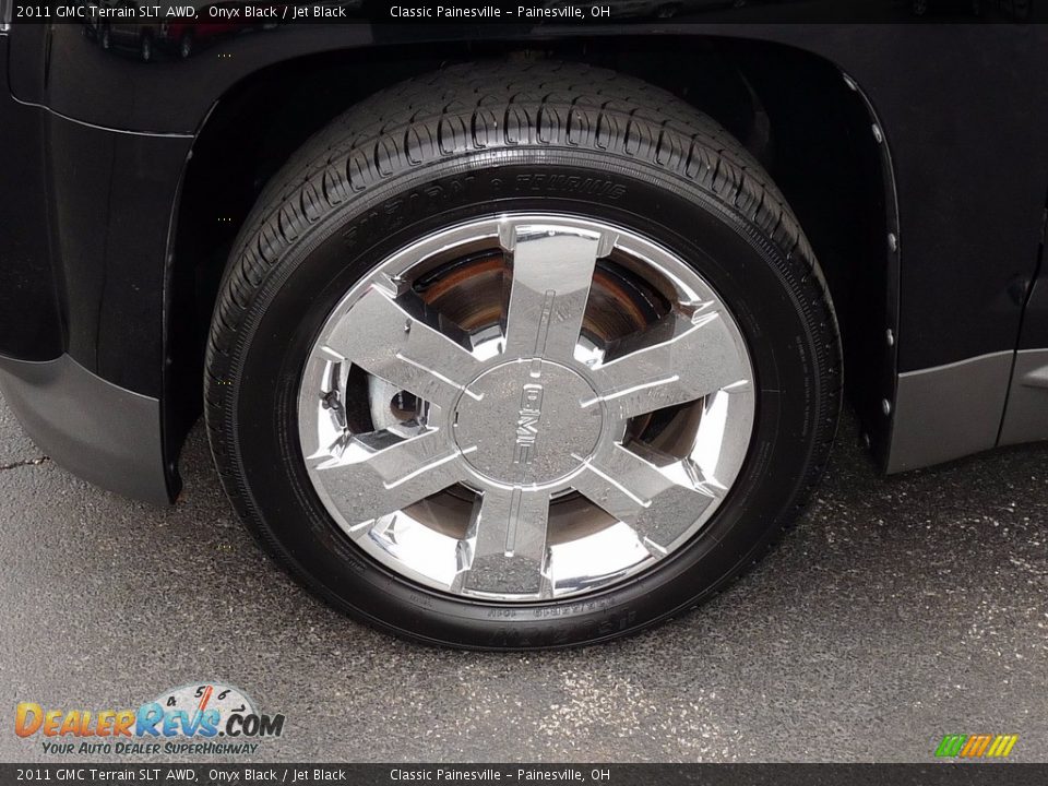 2011 GMC Terrain SLT AWD Onyx Black / Jet Black Photo #5