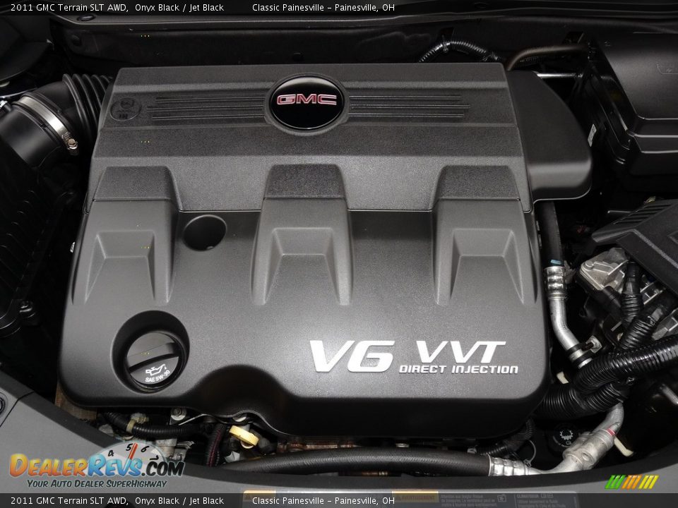 2011 GMC Terrain SLT AWD Onyx Black / Jet Black Photo #7