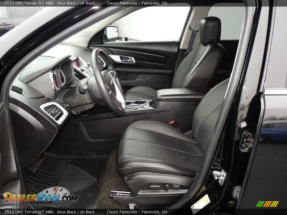 2011 GMC Terrain SLT AWD Onyx Black / Jet Black Photo #8