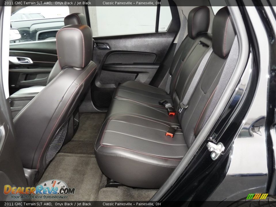 2011 GMC Terrain SLT AWD Onyx Black / Jet Black Photo #9