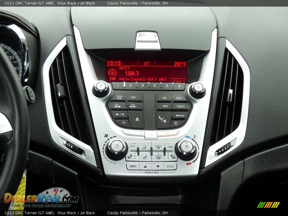 2011 GMC Terrain SLT AWD Onyx Black / Jet Black Photo #13