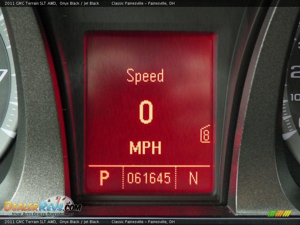 2011 GMC Terrain SLT AWD Onyx Black / Jet Black Photo #14