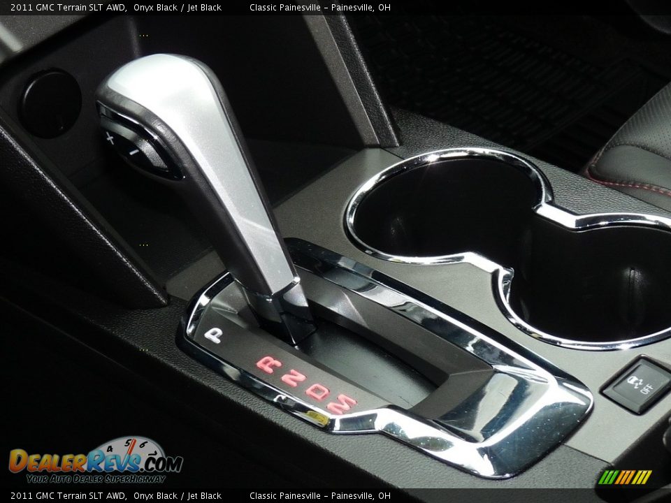 2011 GMC Terrain SLT AWD Onyx Black / Jet Black Photo #15