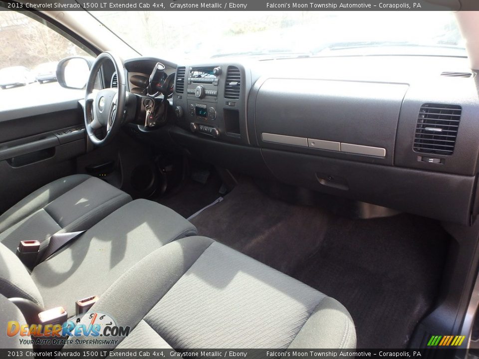 2013 Chevrolet Silverado 1500 LT Extended Cab 4x4 Graystone Metallic / Ebony Photo #11