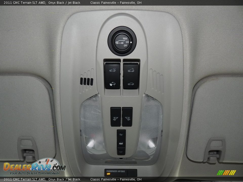 2011 GMC Terrain SLT AWD Onyx Black / Jet Black Photo #16