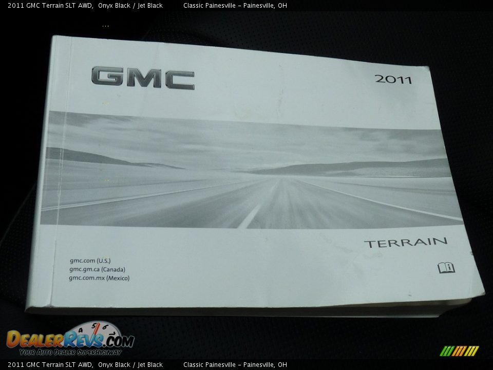 2011 GMC Terrain SLT AWD Onyx Black / Jet Black Photo #17