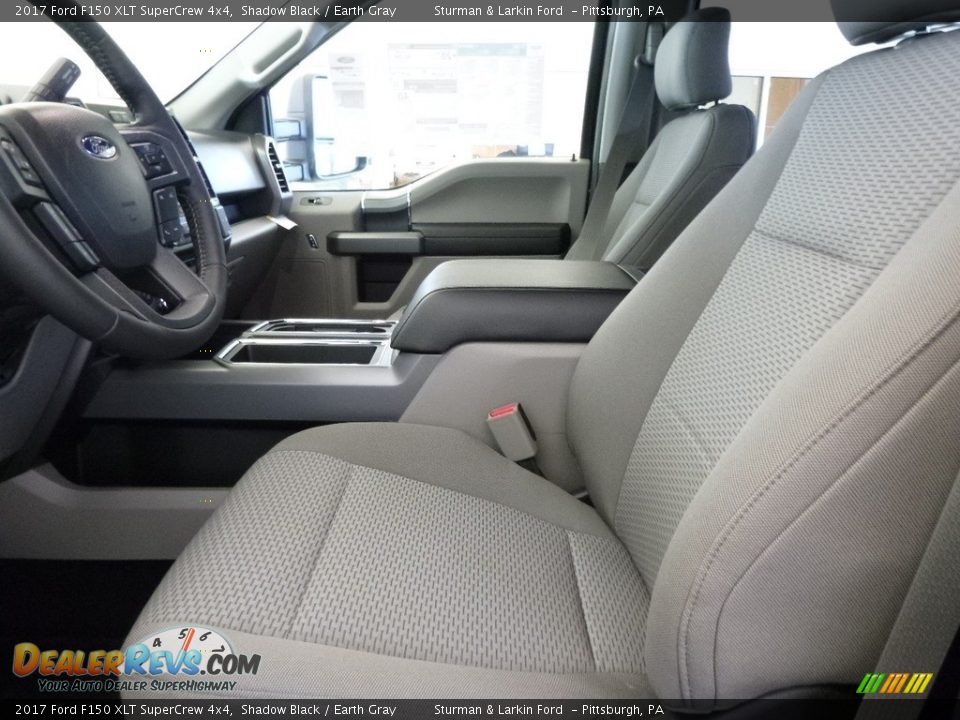 2017 Ford F150 XLT SuperCrew 4x4 Shadow Black / Earth Gray Photo #6