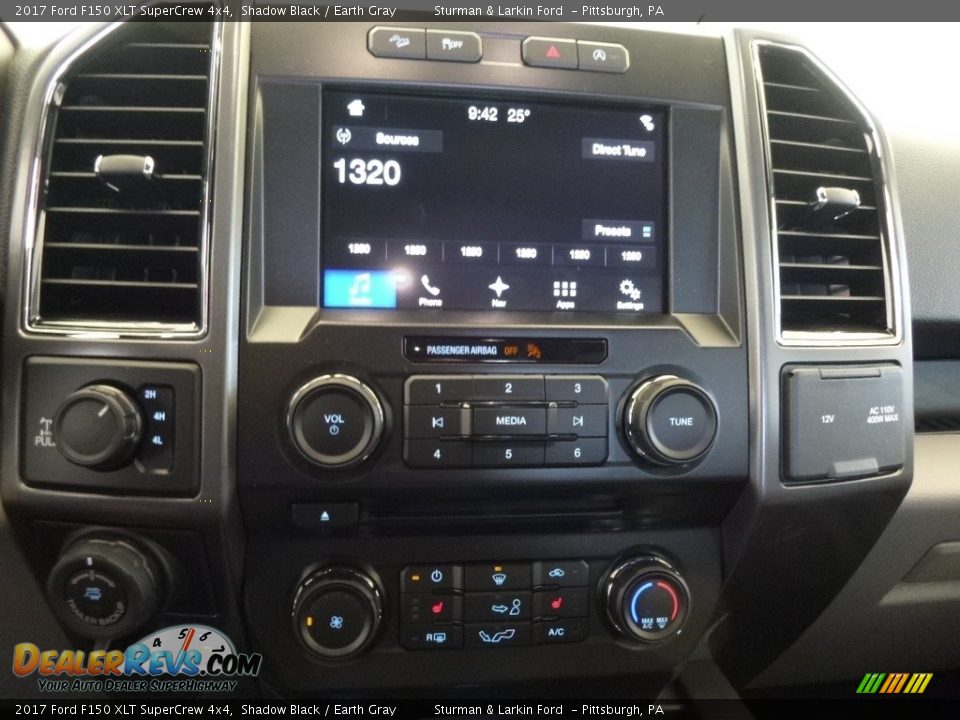 2017 Ford F150 XLT SuperCrew 4x4 Shadow Black / Earth Gray Photo #15