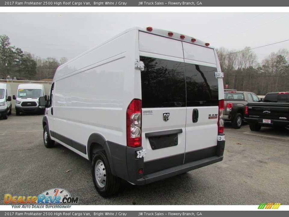 2017 Ram ProMaster 2500 High Roof Cargo Van Bright White / Gray Photo #9