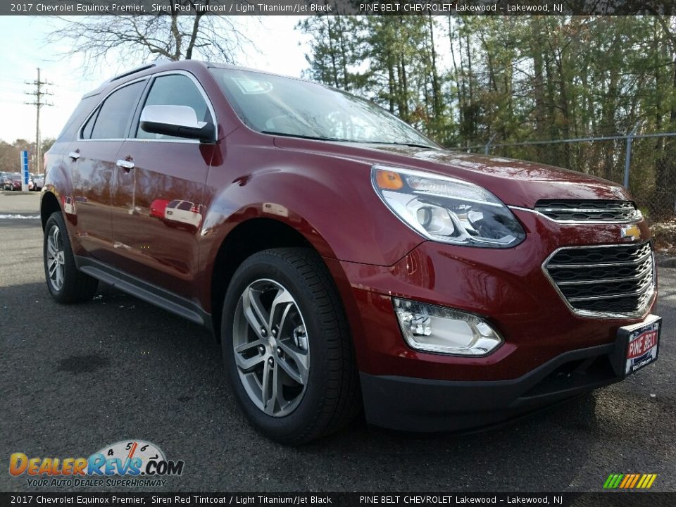 2017 Chevrolet Equinox Premier Siren Red Tintcoat / Light Titanium/Jet Black Photo #1