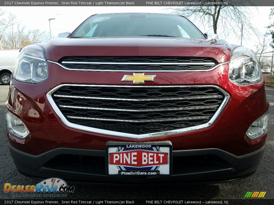 2017 Chevrolet Equinox Premier Siren Red Tintcoat / Light Titanium/Jet Black Photo #2