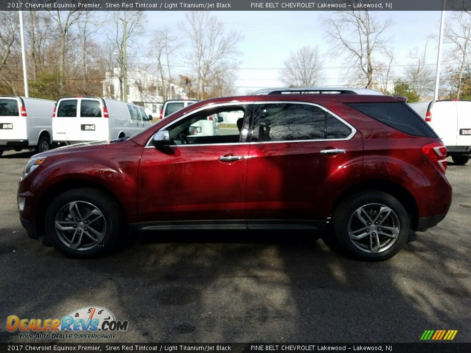 2017 Chevrolet Equinox Premier Siren Red Tintcoat / Light Titanium/Jet Black Photo #3
