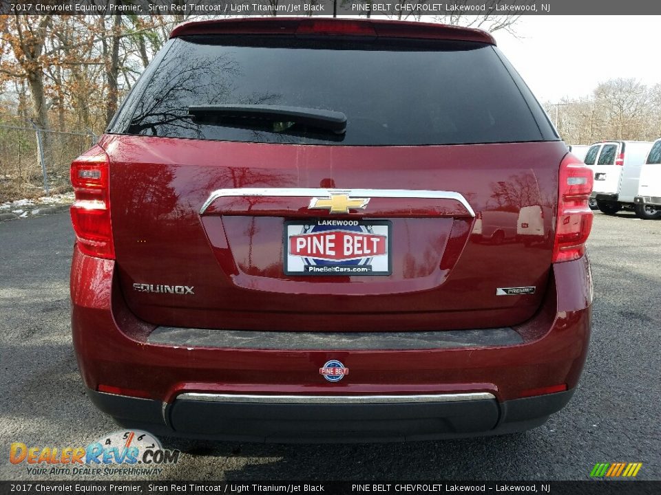2017 Chevrolet Equinox Premier Siren Red Tintcoat / Light Titanium/Jet Black Photo #5