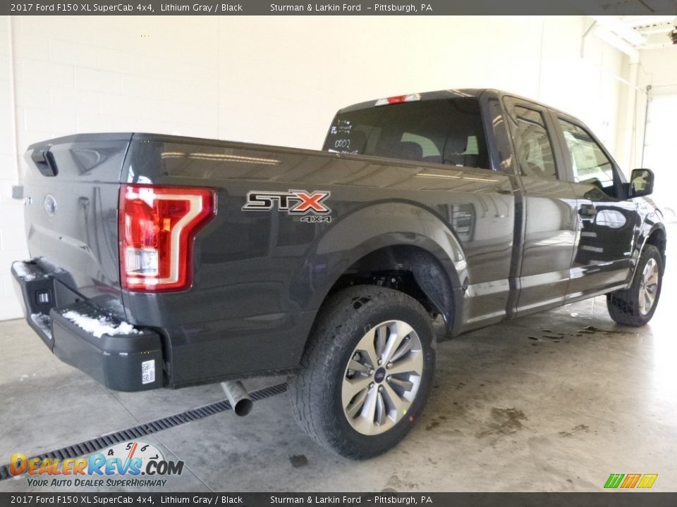 2017 Ford F150 XL SuperCab 4x4 Lithium Gray / Black Photo #2