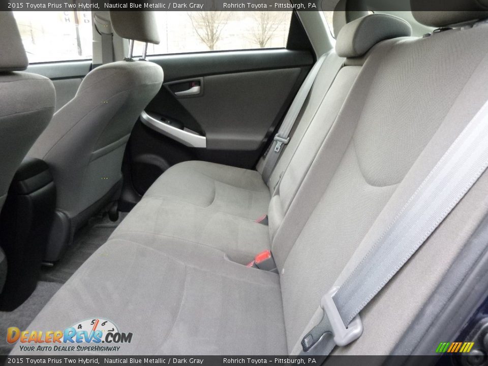 2015 Toyota Prius Two Hybrid Nautical Blue Metallic / Dark Gray Photo #7