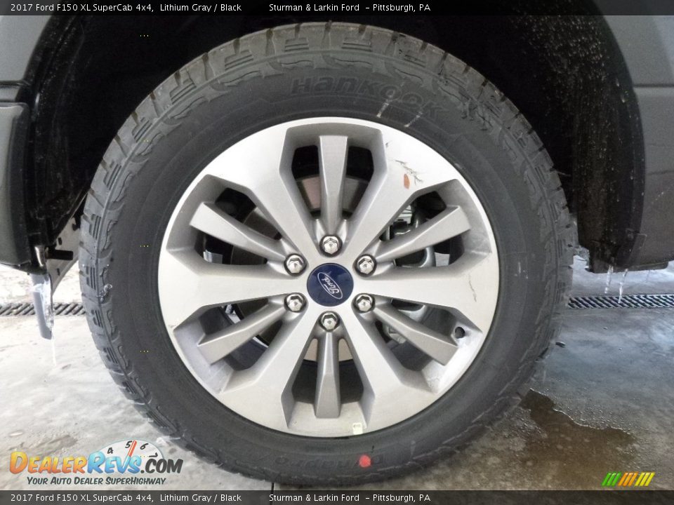 2017 Ford F150 XL SuperCab 4x4 Lithium Gray / Black Photo #5