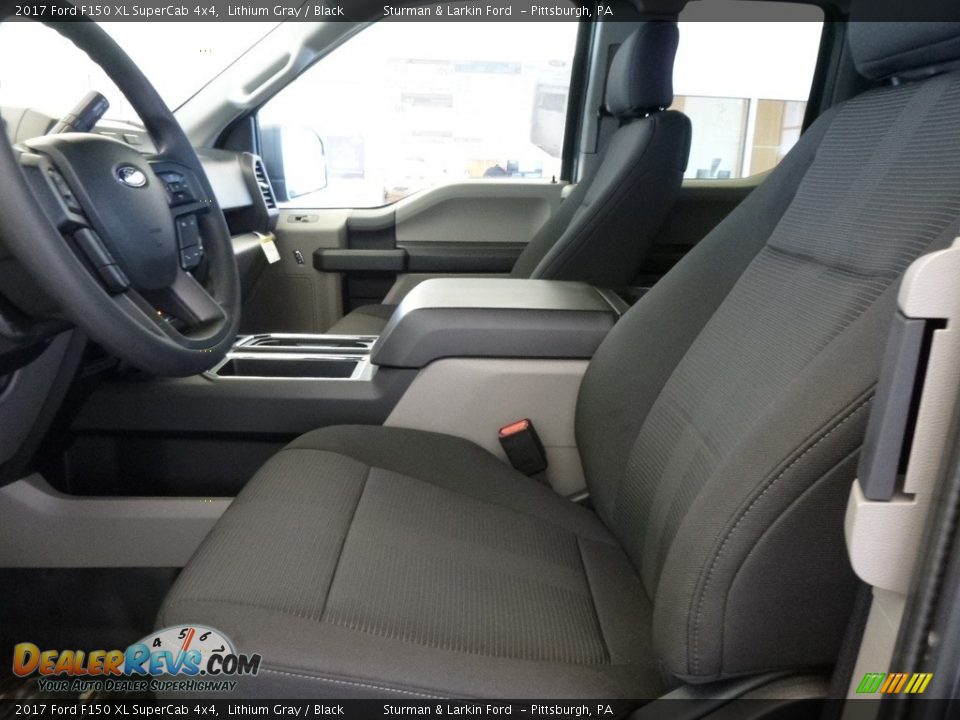 2017 Ford F150 XL SuperCab 4x4 Lithium Gray / Black Photo #6