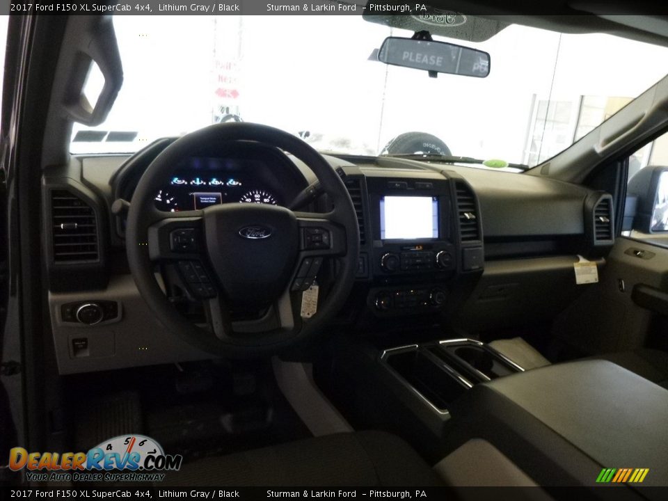 2017 Ford F150 XL SuperCab 4x4 Lithium Gray / Black Photo #8