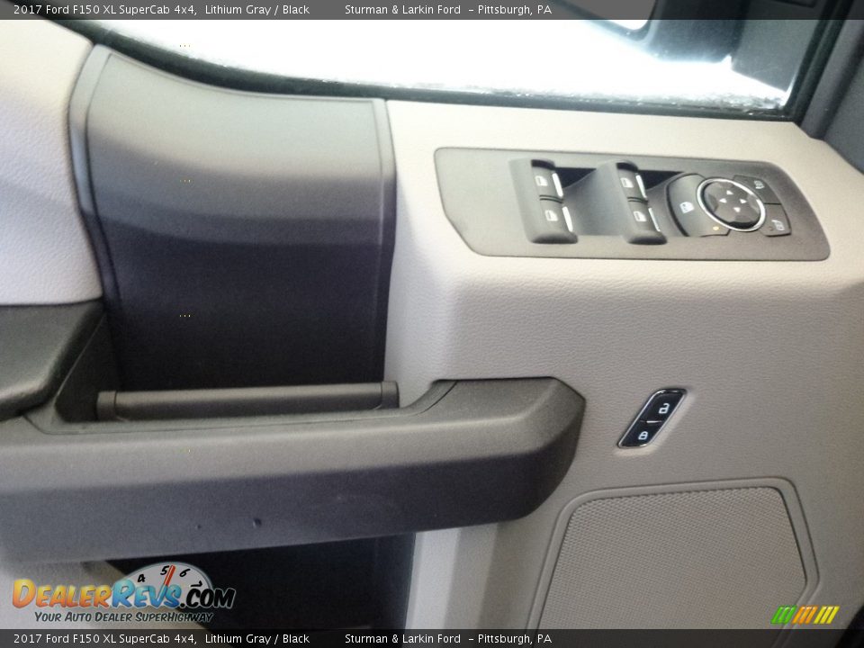 2017 Ford F150 XL SuperCab 4x4 Lithium Gray / Black Photo #9