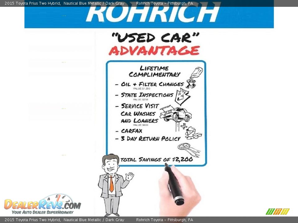 Dealer Info of 2015 Toyota Prius Two Hybrid Photo #12