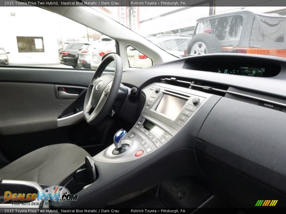 2015 Toyota Prius Two Hybrid Nautical Blue Metallic / Dark Gray Photo #13