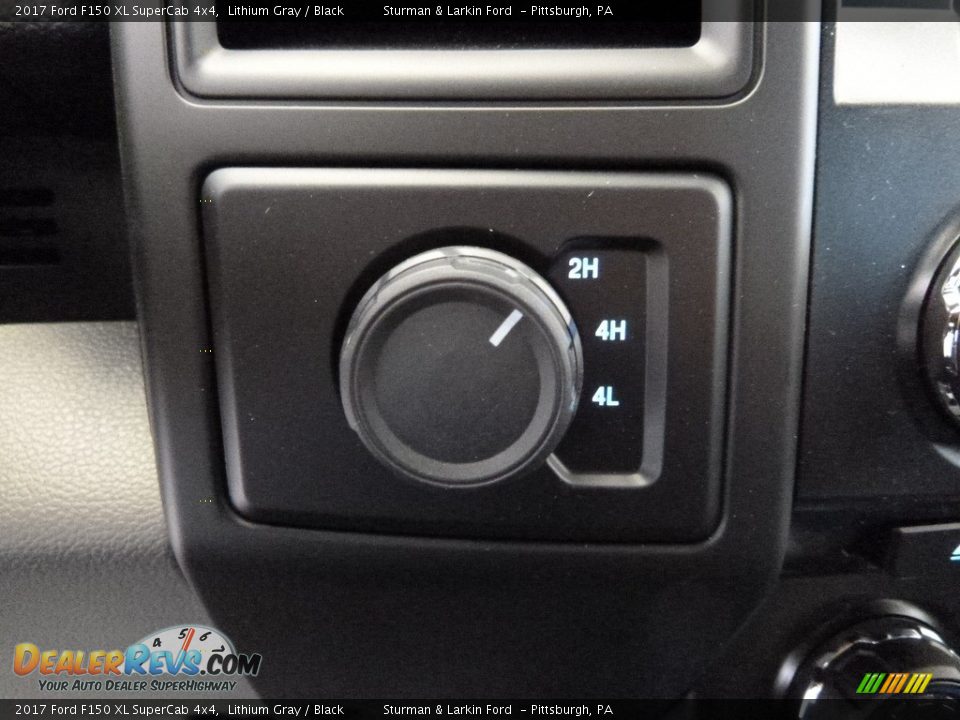 2017 Ford F150 XL SuperCab 4x4 Lithium Gray / Black Photo #12
