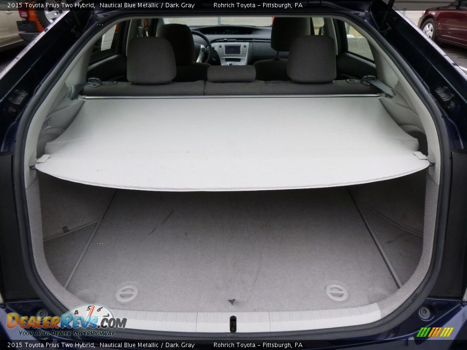 2015 Toyota Prius Two Hybrid Nautical Blue Metallic / Dark Gray Photo #16