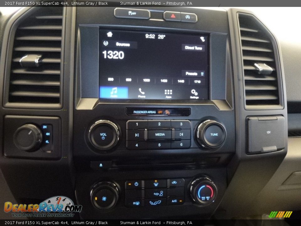 2017 Ford F150 XL SuperCab 4x4 Lithium Gray / Black Photo #15