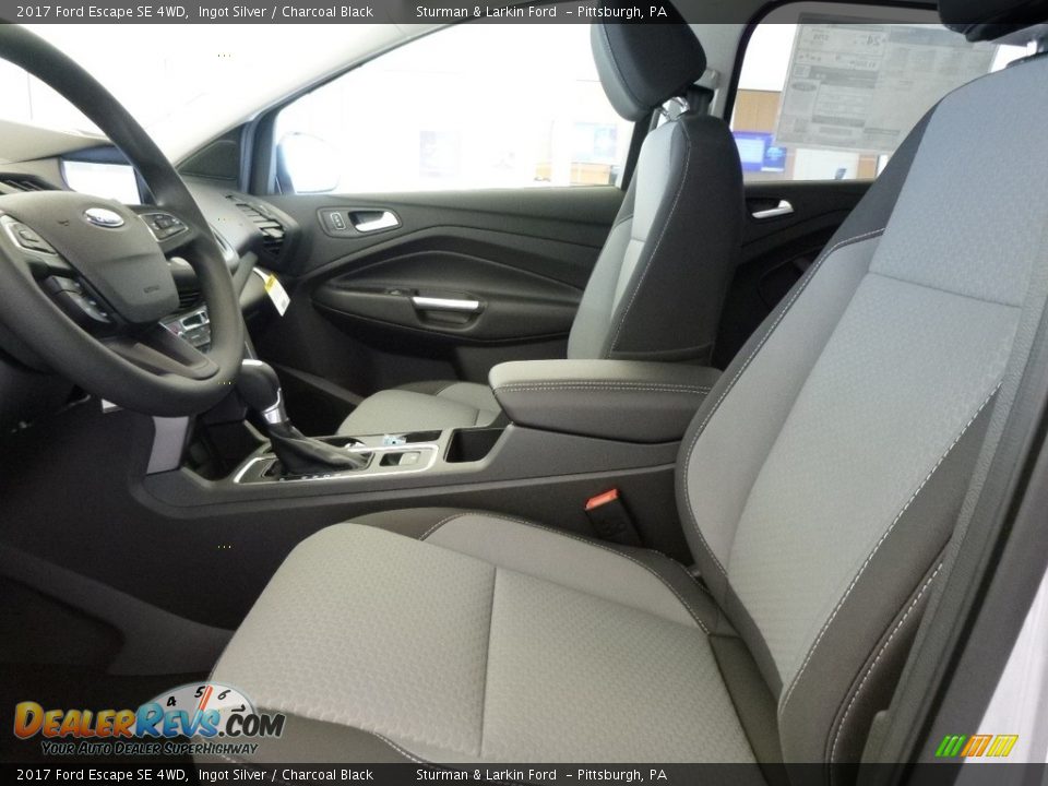 2017 Ford Escape SE 4WD Ingot Silver / Charcoal Black Photo #7