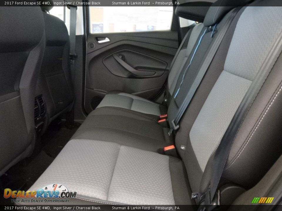 2017 Ford Escape SE 4WD Ingot Silver / Charcoal Black Photo #8