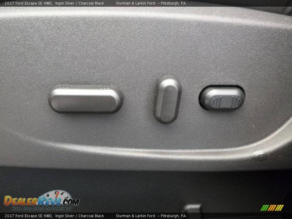 2017 Ford Escape SE 4WD Ingot Silver / Charcoal Black Photo #12